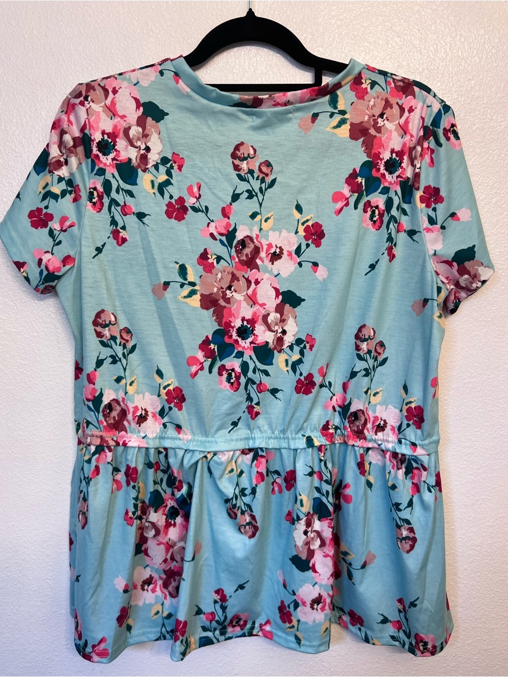 For G and PL Floral Peplum Top - Picture 4 of 7